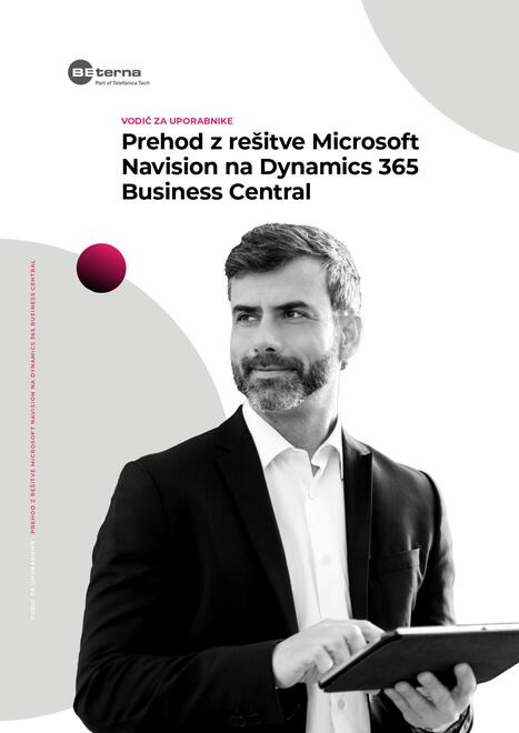 Prehod z rešitve Microsoft Navision na Dynamics 365 Business Central