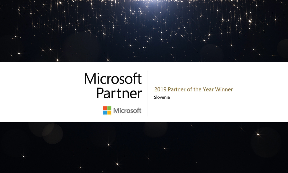 Adacta prepoznana kot Microsoftov partner leta 2019 za Slovenijo