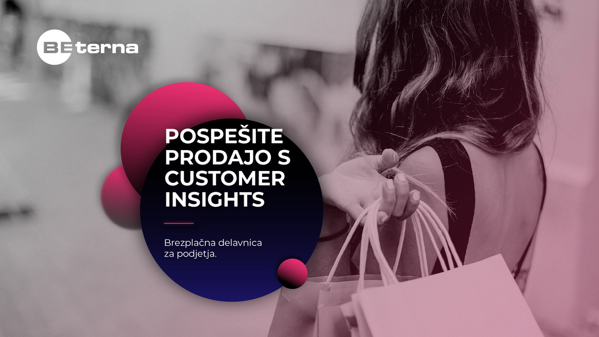 Brezplačna delavnica za podjetja: Pospešite prodajo s Customer Insights