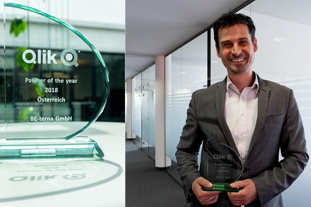 BE-terna is „Qlik Partner of the Year 2018“