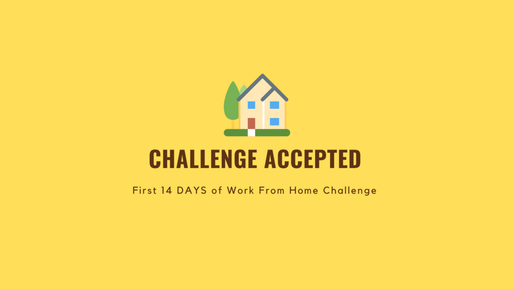 Challenge Accepted! Work from home at BE-terna