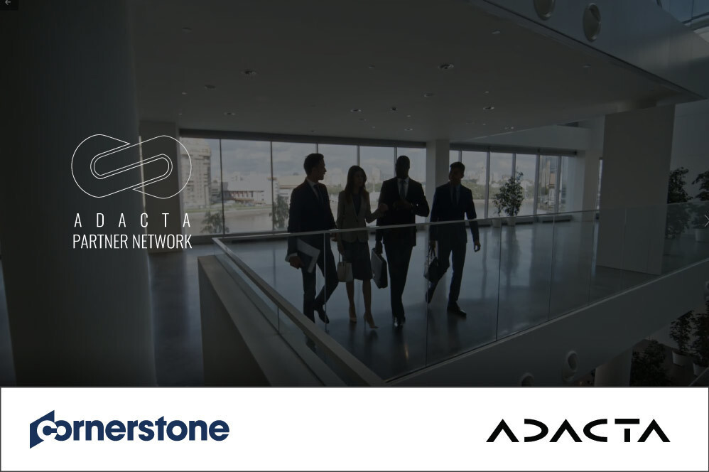 Adacta sklenila strateško partnerstvo s podjetjem Cornerstone - vodilnim svetovnim ponudnikom rešitev za upravljanje in razvoj kadrov