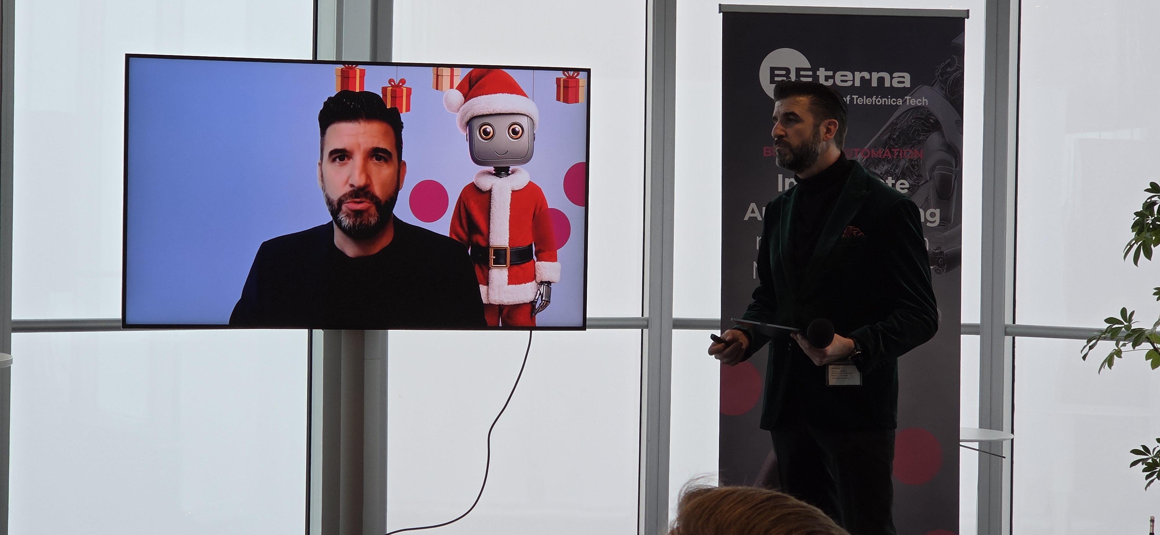 Chris Malloy bei wAIhnachten mit Agenten