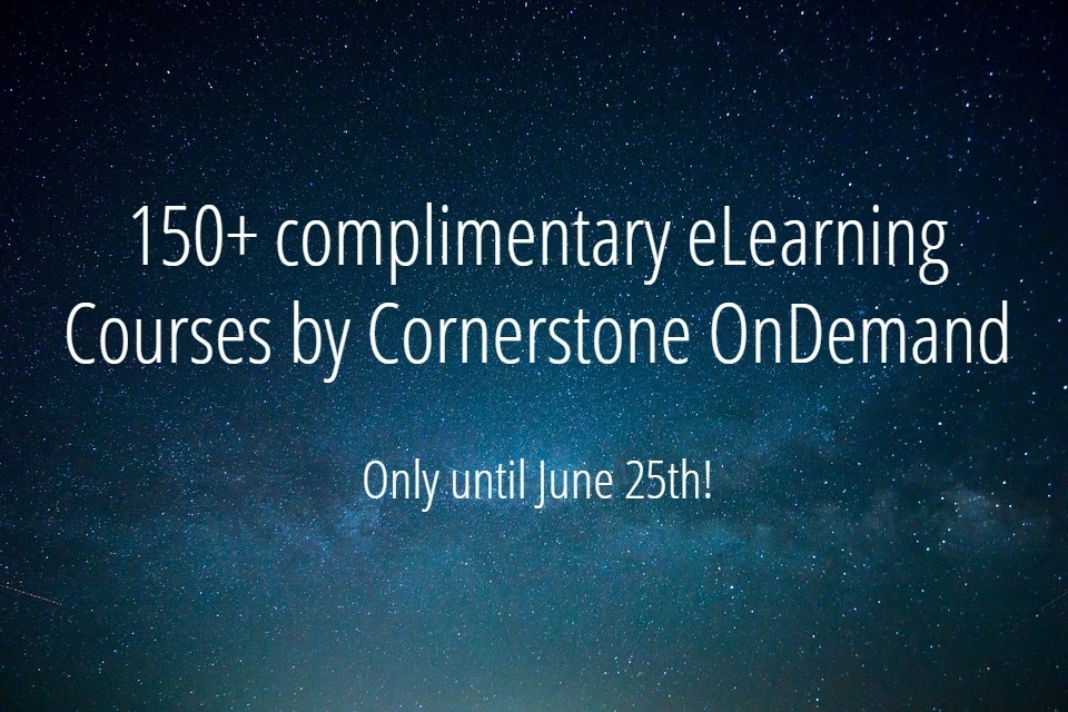 Istražite preko 150 besplatnih Cornerstone OnDemand tečajeva putem interneta